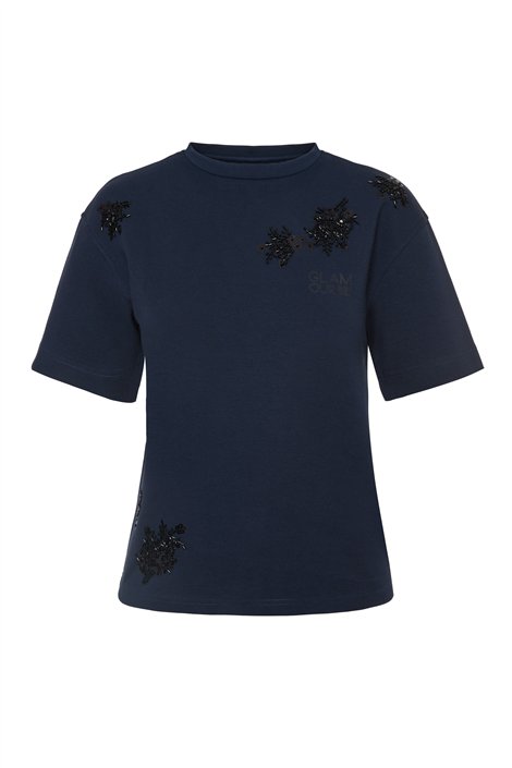 BSB Blusa marino con abalorios