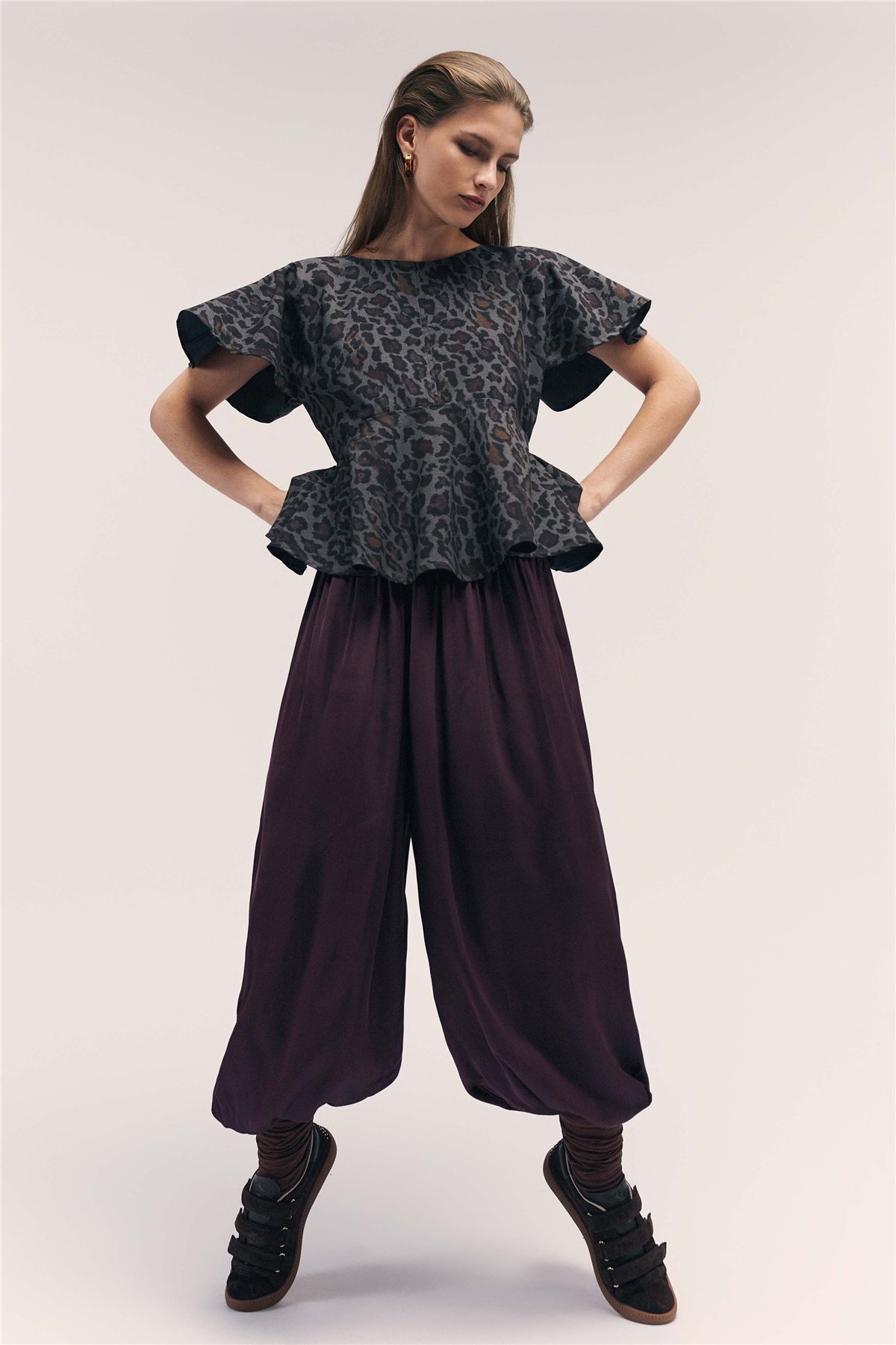 BSB Blusa avolantada animal print