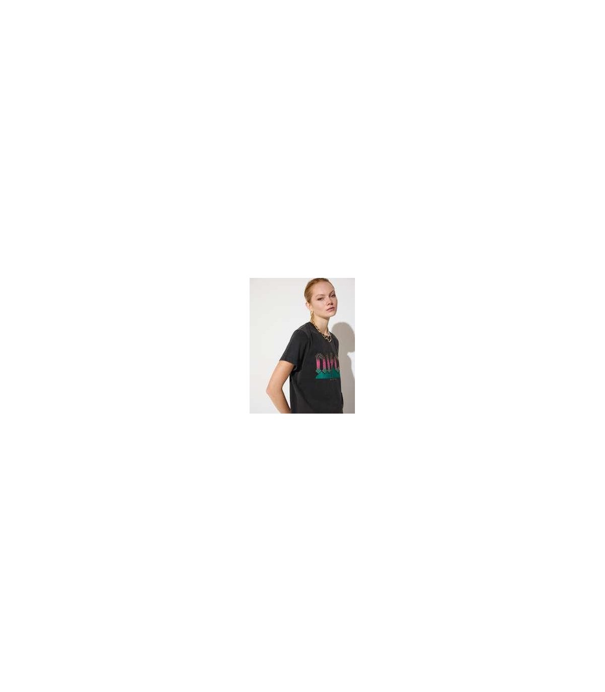 Lola Casademunt Camiseta fit negra NICE BY MAITE