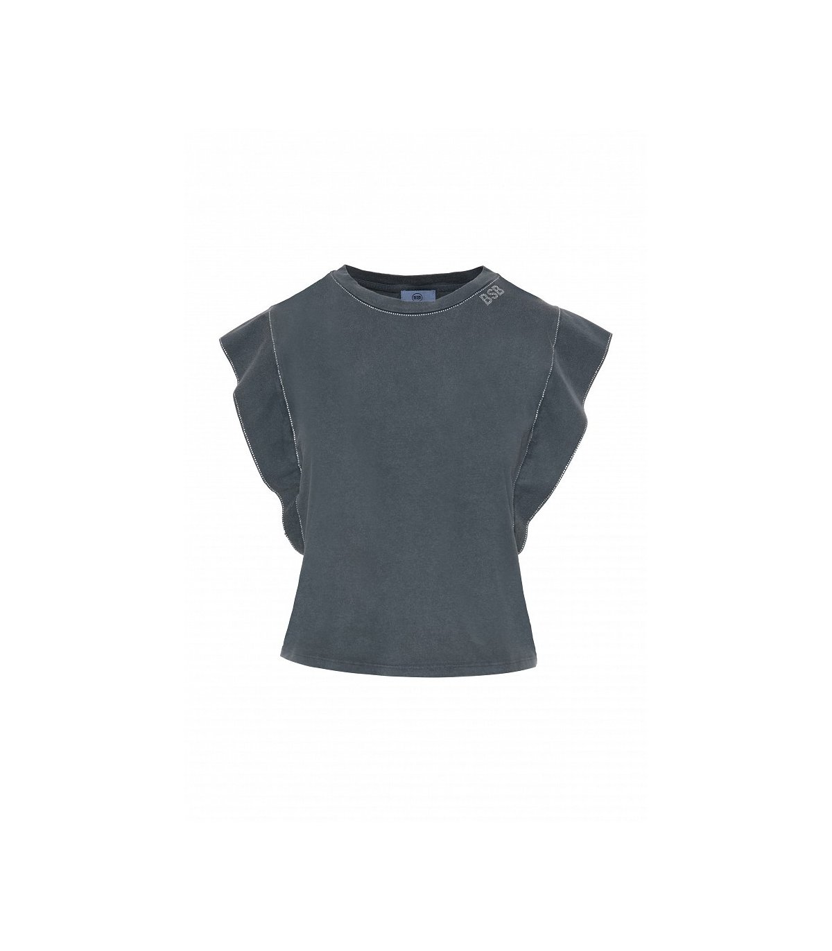BSB Blusa con detalle de mangas strass