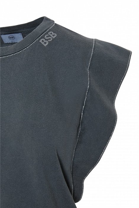 BSB Blusa con detalle de mangas strass