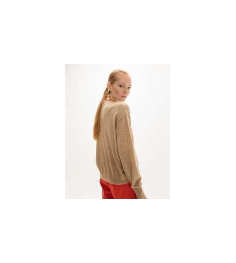 Lola Casademunt Jersey Intarsia Maite color camel