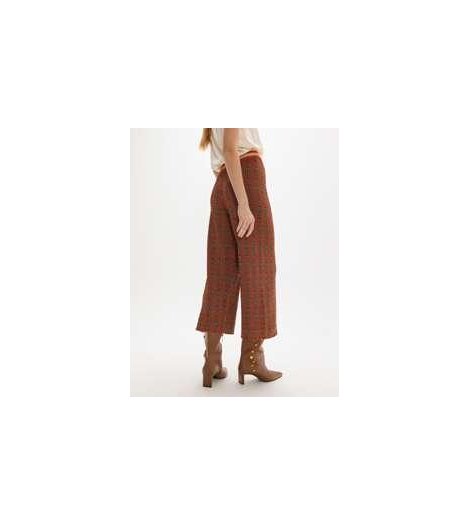 Lola Casademunt Pantalón tricot jacquard logomanía