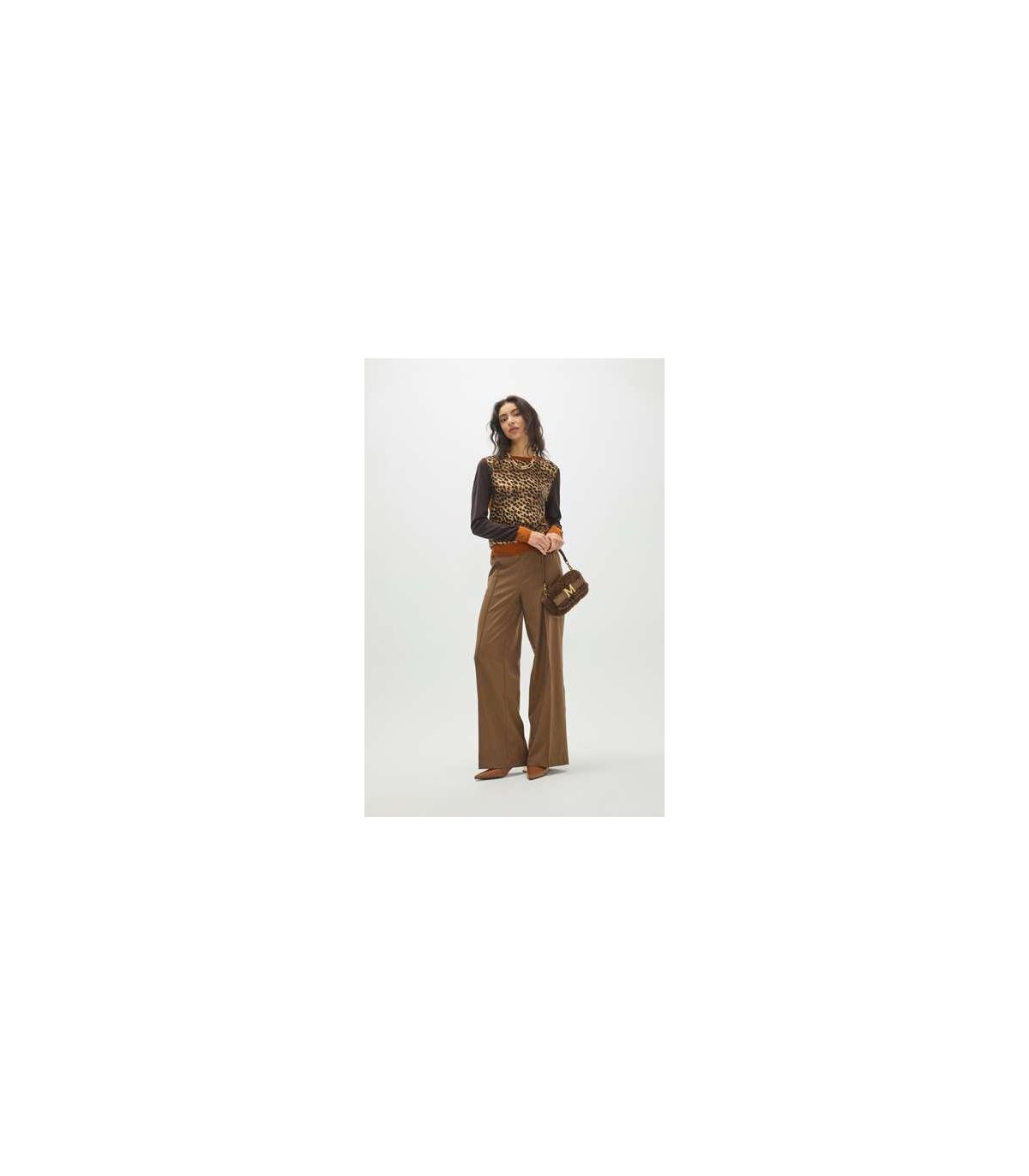 Lola Casademunt Jersey print leopardo bimateria