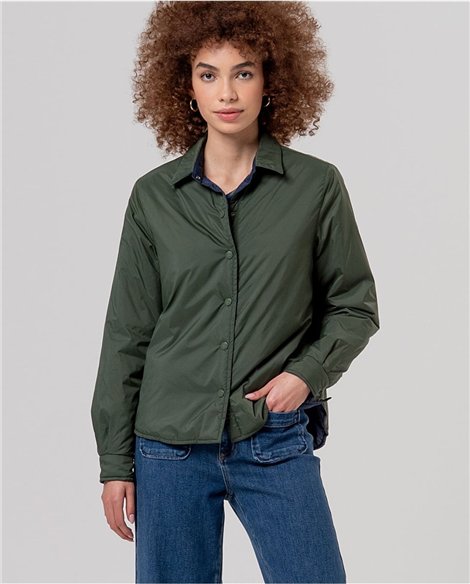 SURKANA Chaqueta ligera acolchada reversible militar-marino