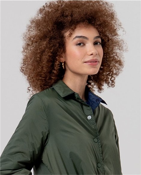 SURKANA Chaqueta ligera acolchada reversible militar-marino