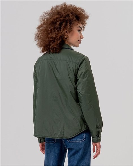 SURKANA Chaqueta ligera acolchada reversible militar-marino