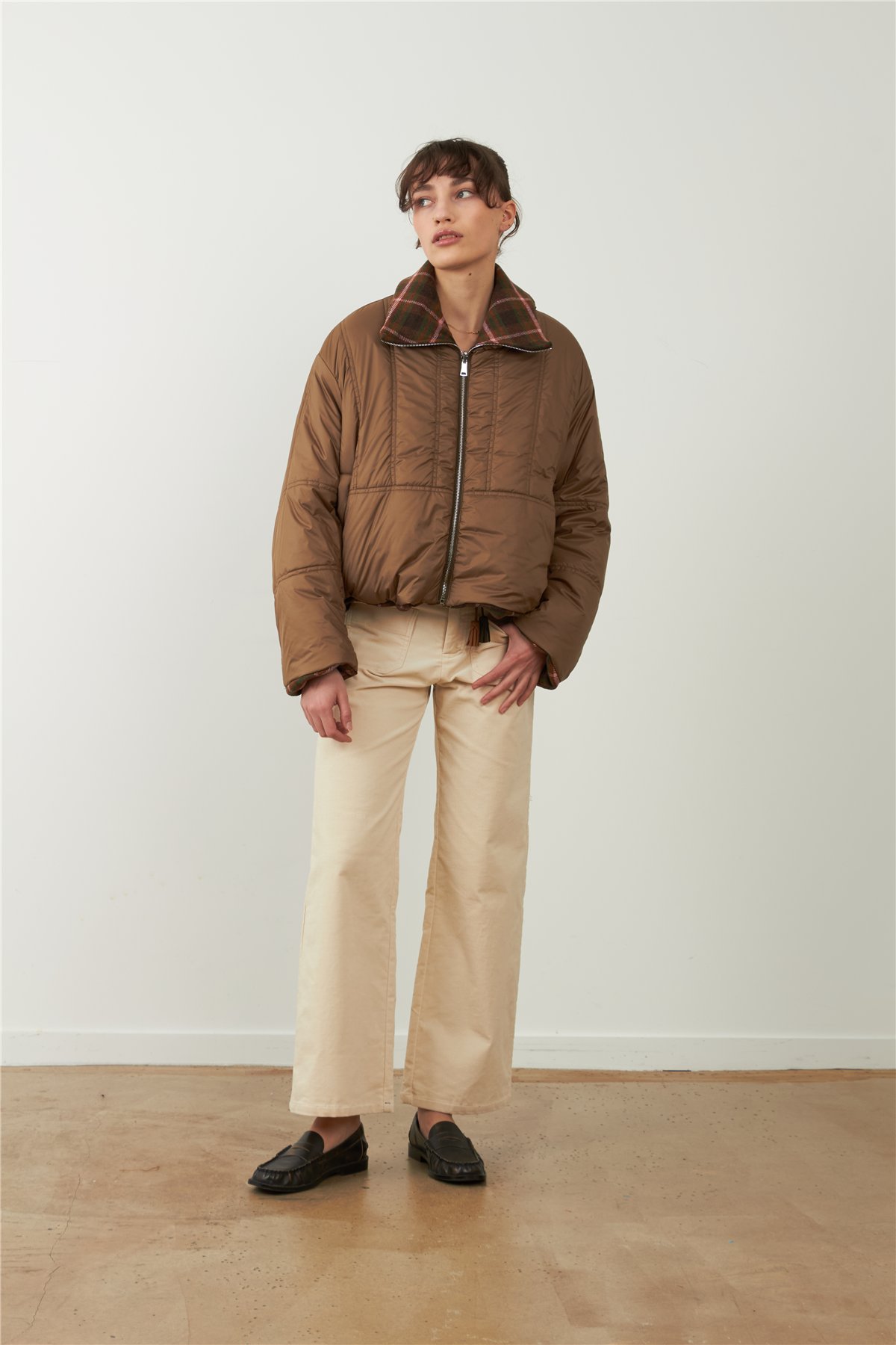 Orfeo Abrigo Lori oversize reversible