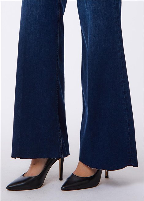 Liu Jo Jeans de pernera ancha con strass Liu Jo