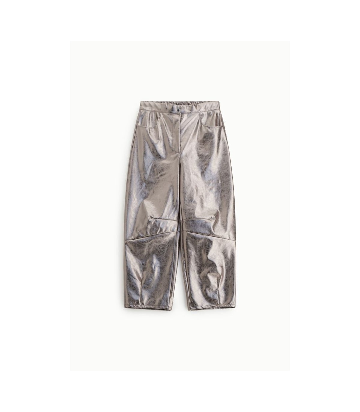 Dixie Pantalón ancho en tejido metalizado