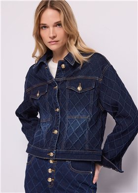 GAUDI Chaqueta en denim de algodón jacquard