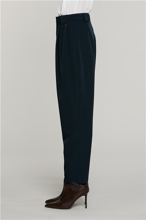 Relish Pantalón sastre marino con detalle pinzas