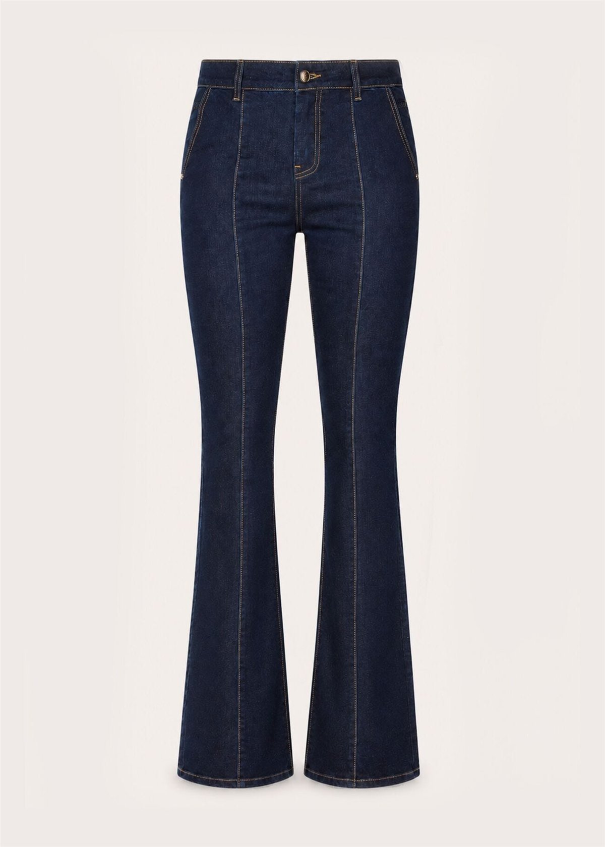 GAUDI Jeans acampanado con detalle pespunte