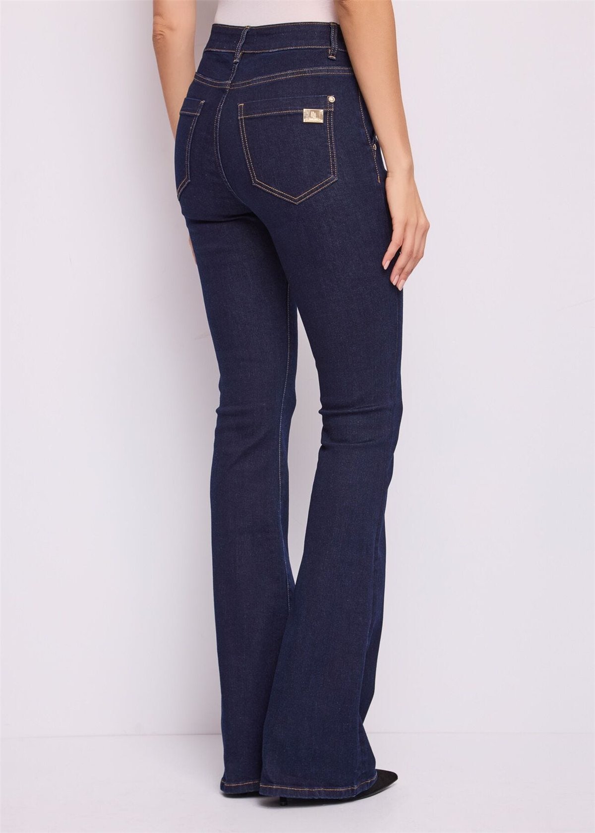 GAUDI Jeans acampanado con detalle pespunte