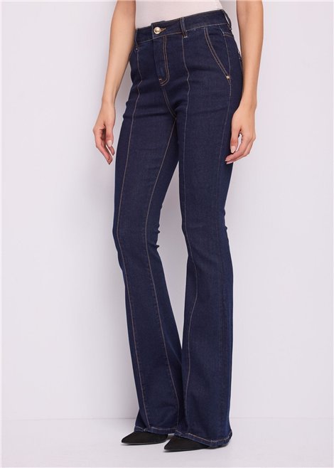 GAUDI Jeans acampanado con detalle pespunte