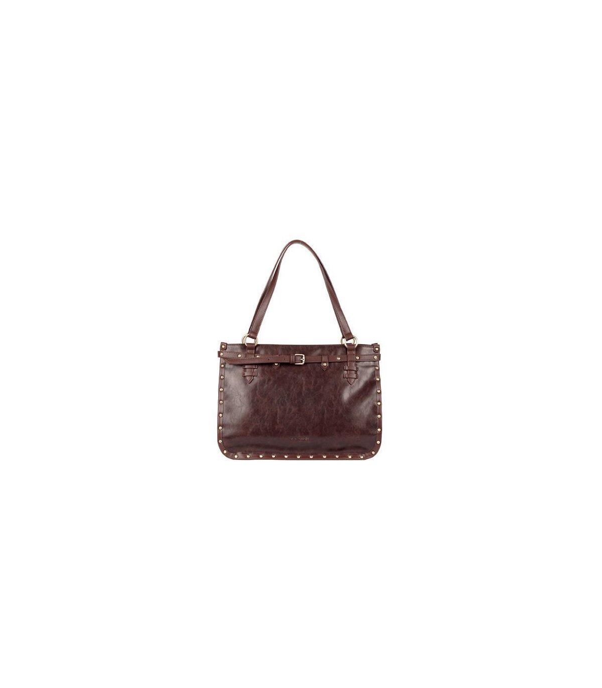 Pepe Moll Bolso grande Cynthia ecopiel chocolate