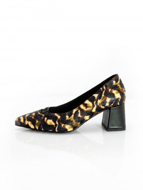 Vosso Moda Zapato de piel estampado lateral