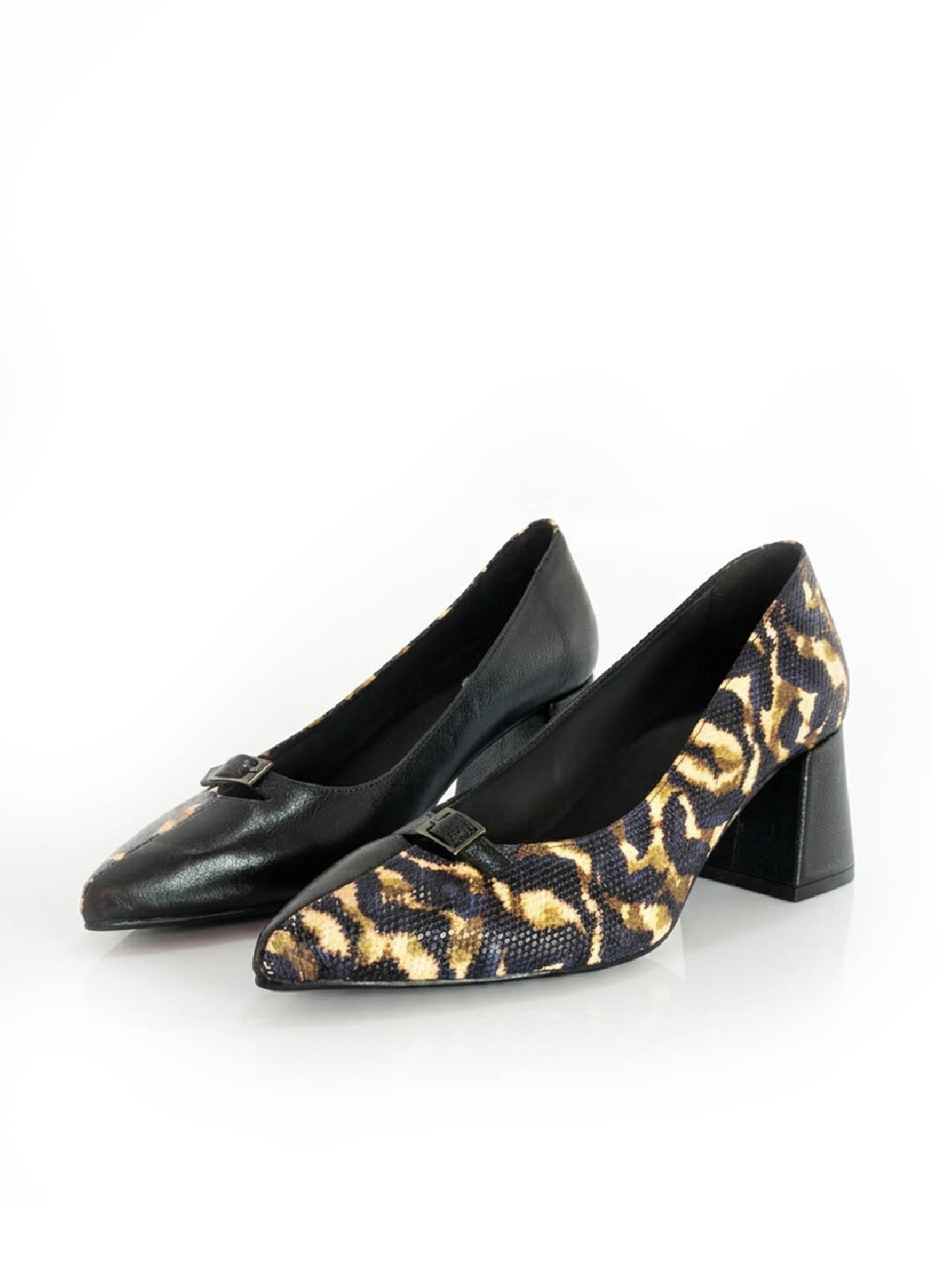 Vosso Moda Zapato de piel estampado lateral
