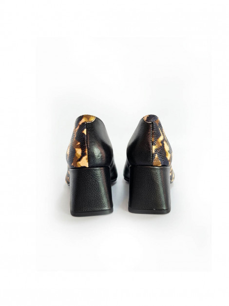 Vosso Moda Zapato de piel estampado lateral