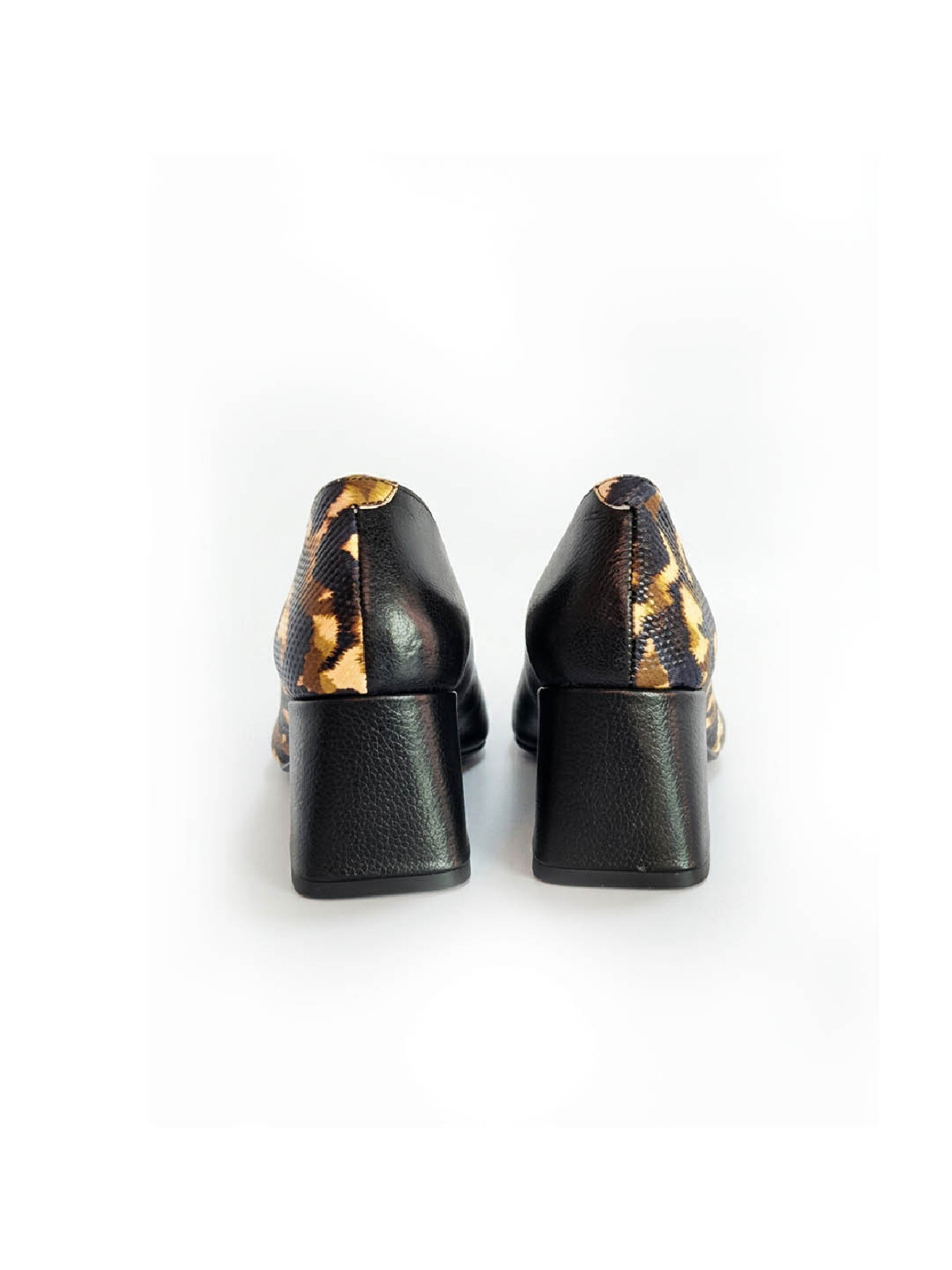 Vosso Moda Zapato de piel estampado lateral