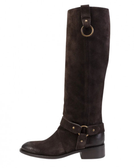 mimmú Bota alta de ante Valeria