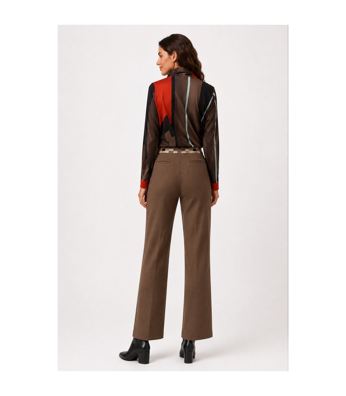 Mercedes De Miguel Pantalón botones Josefina