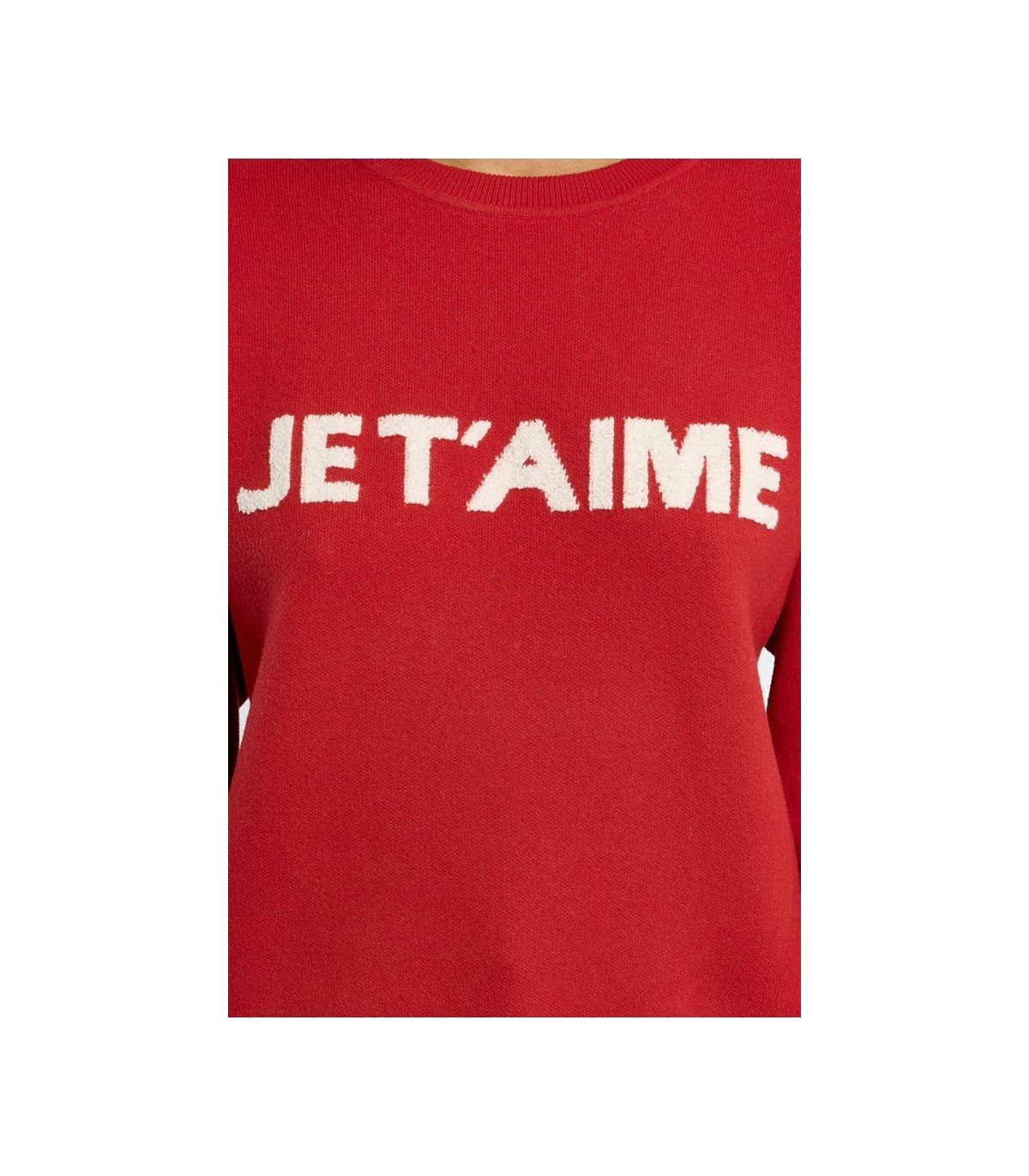 Lili Sidonio Jersey de punto rojo con estampado
