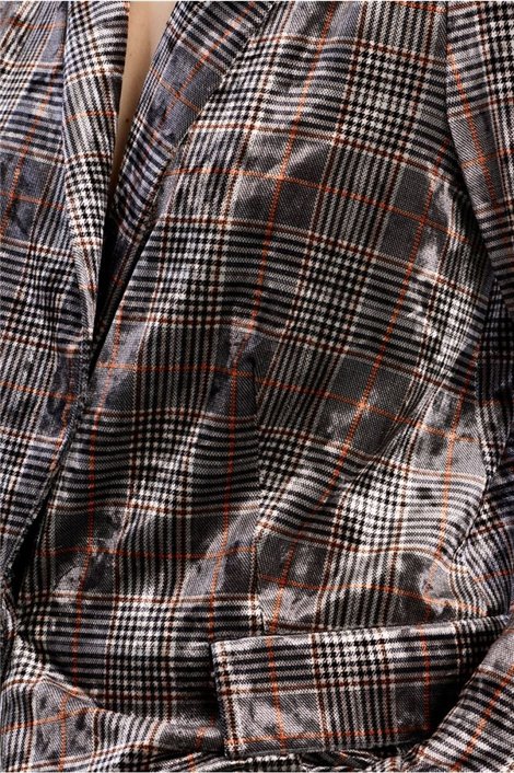 Lili Sidonio Blazer terciopelo con estampado