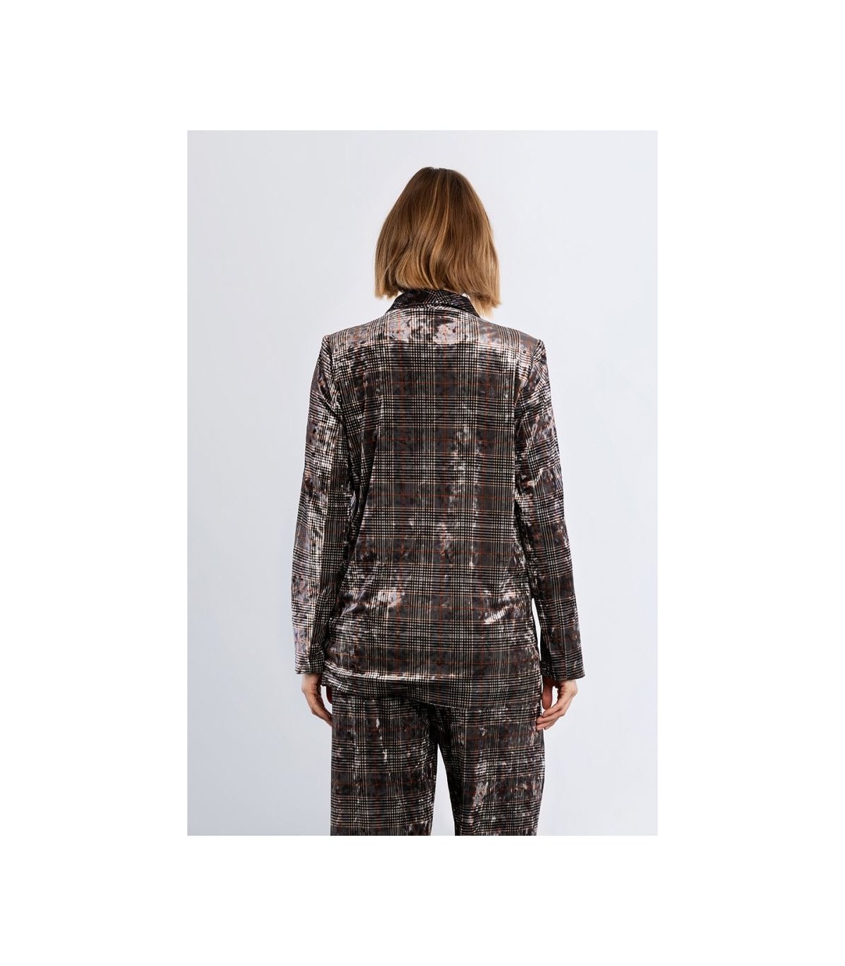 Lili Sidonio Blazer terciopelo con estampado