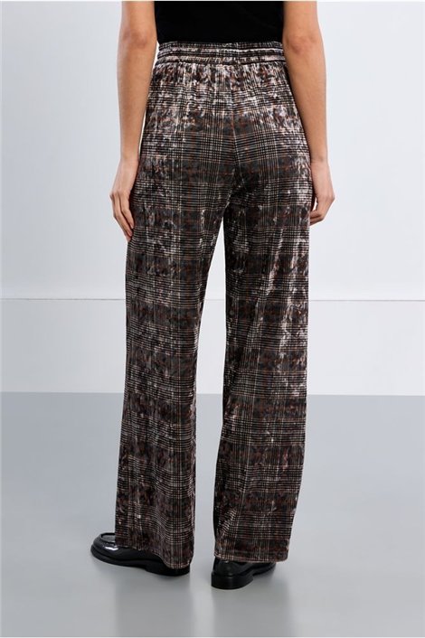 Lili Sidonio Pantalón terciopelo con estampado