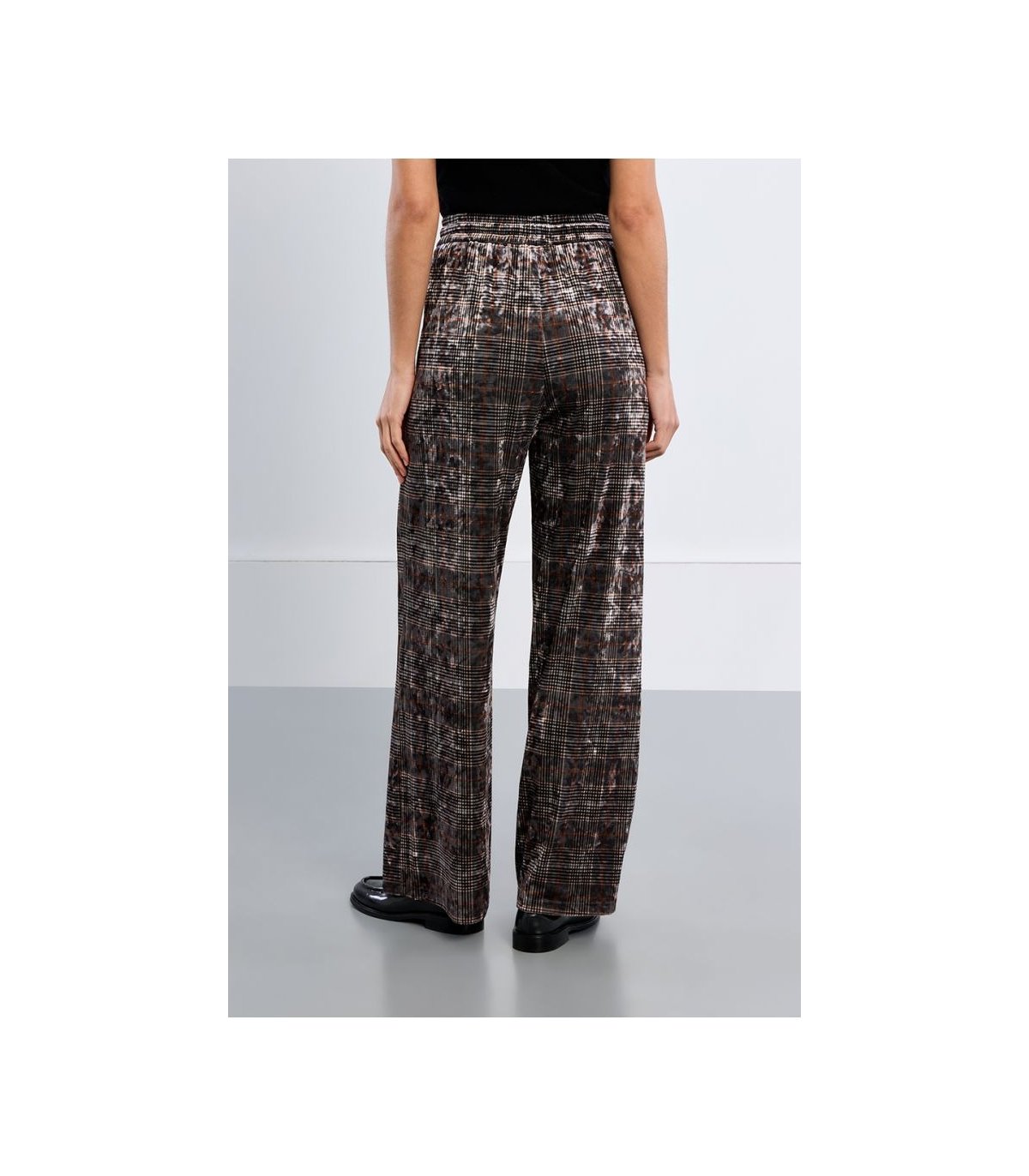 Lili Sidonio Pantalón terciopelo con estampado