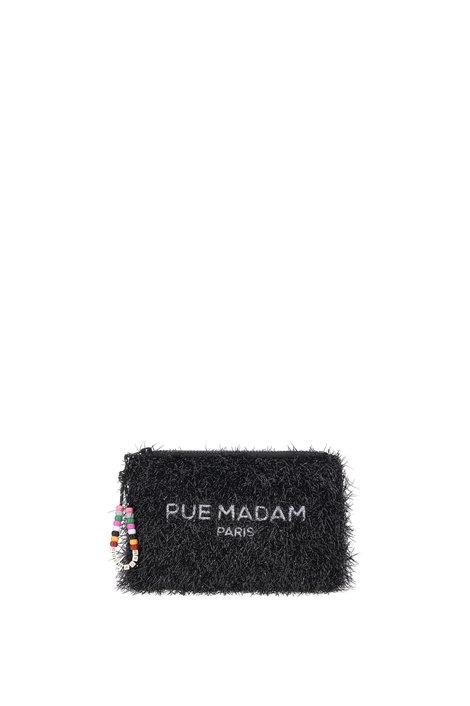 Rue Madam Bolso neceser mini brillo negro