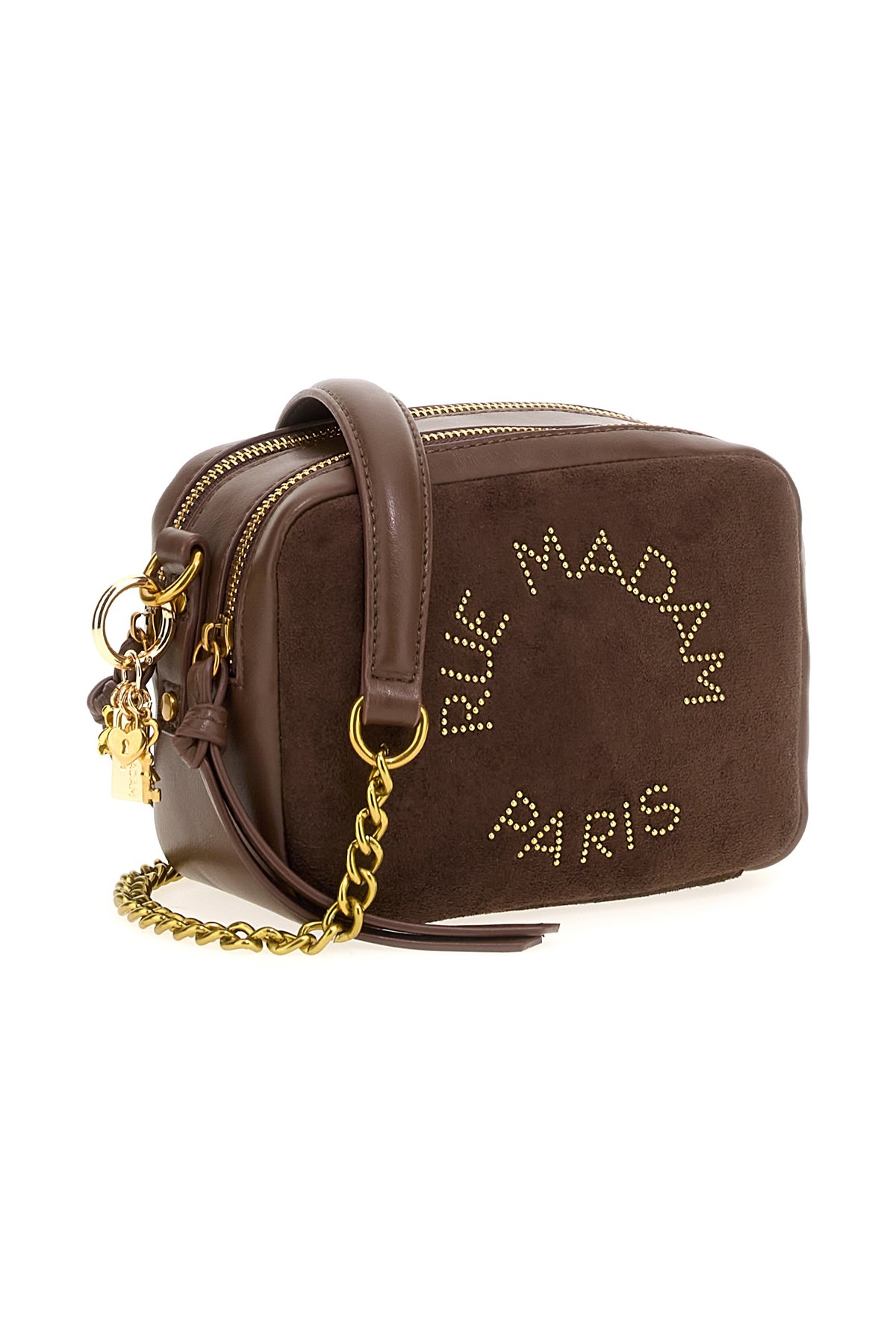 Rue Madam Bolso mini de ante chocolate