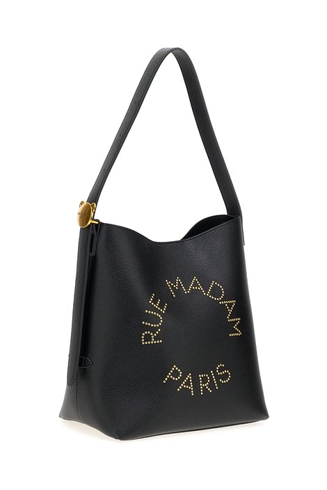 Rue Madam Bolso hobo en ecopiel negra