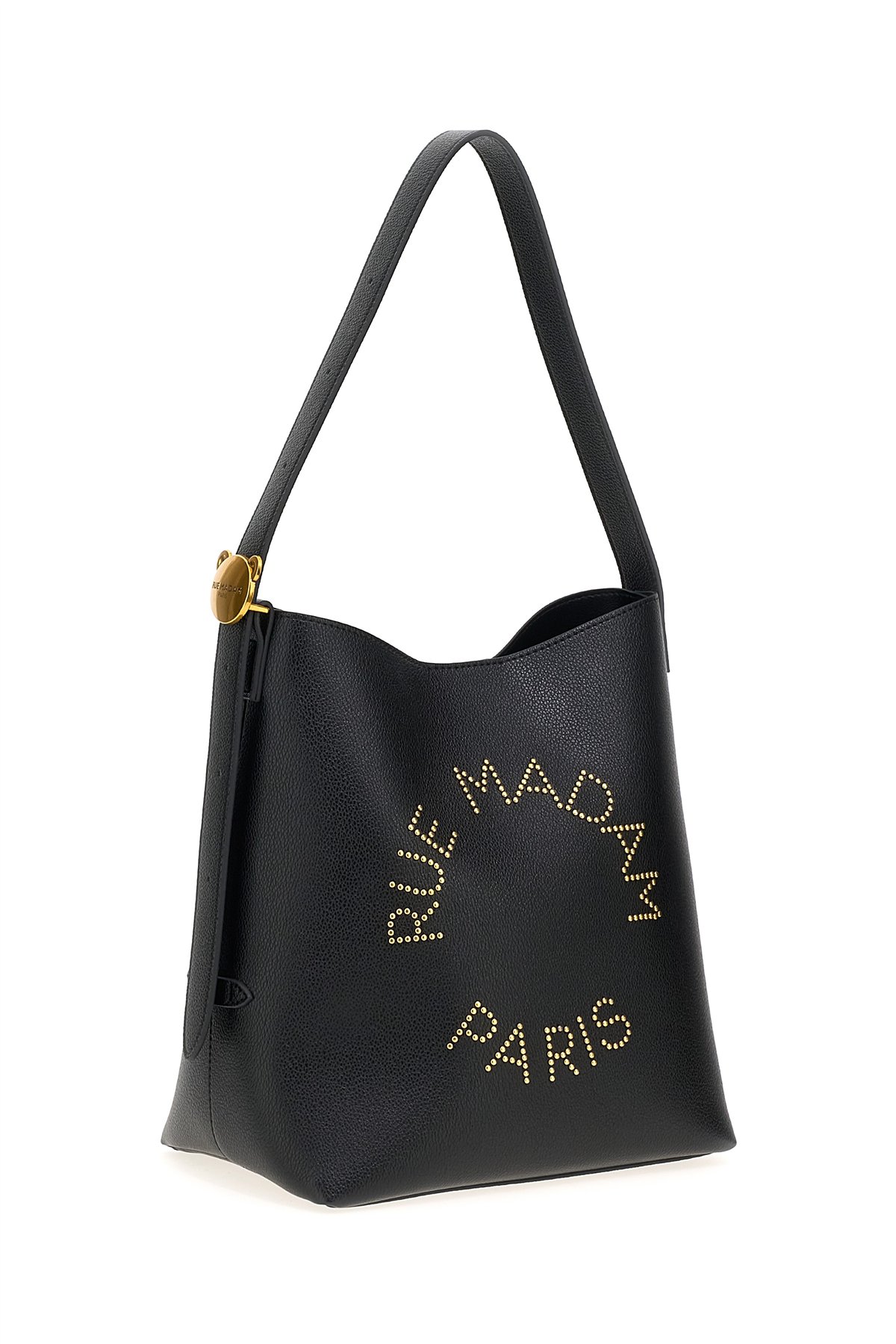 Rue Madam Bolso hobo en ecopiel negra