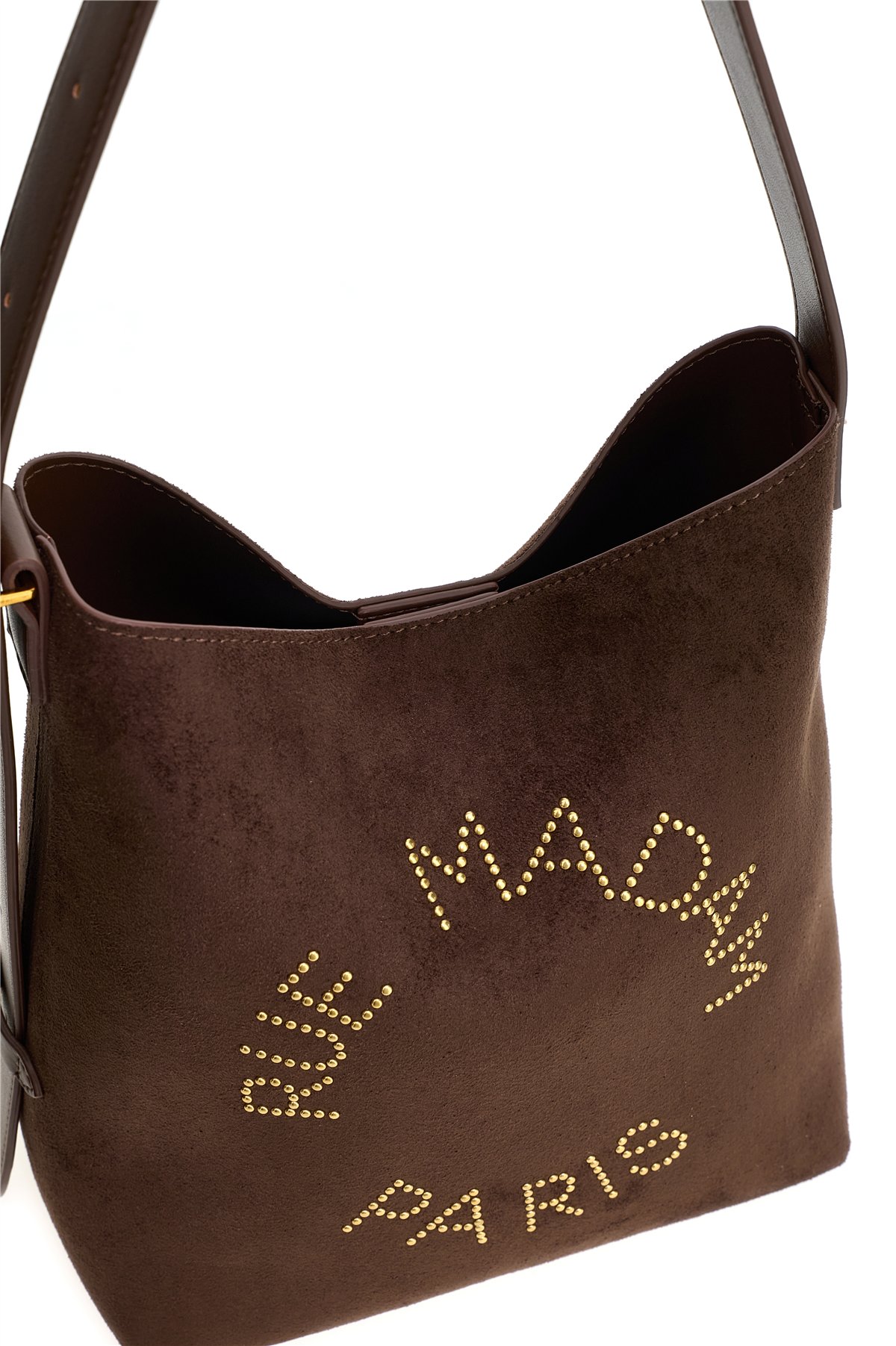Rue Madam Bolso hobo de ante marrón