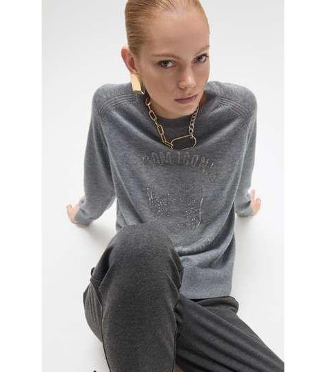MAITE Jersey con logotipo cristal