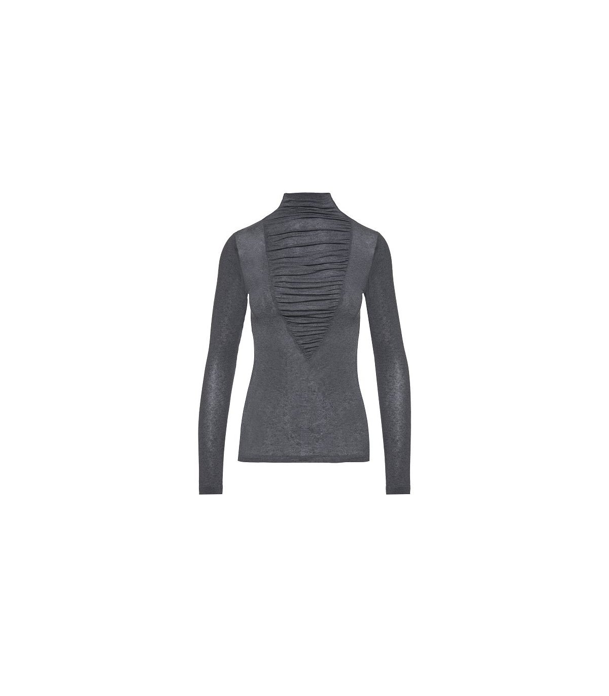 BSB Blusa con drapeado frontal