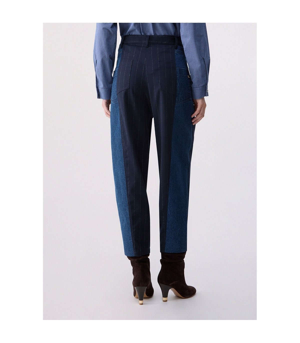 Liu Jo Pantalón globo rayas
