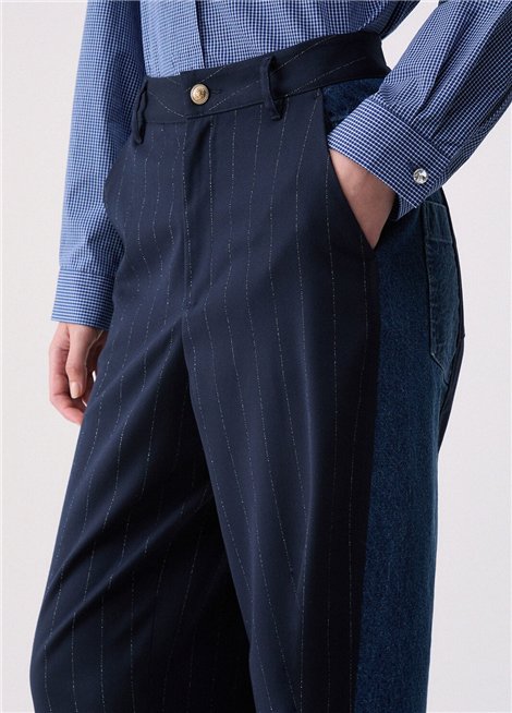 Liu Jo Pantalón globo rayas