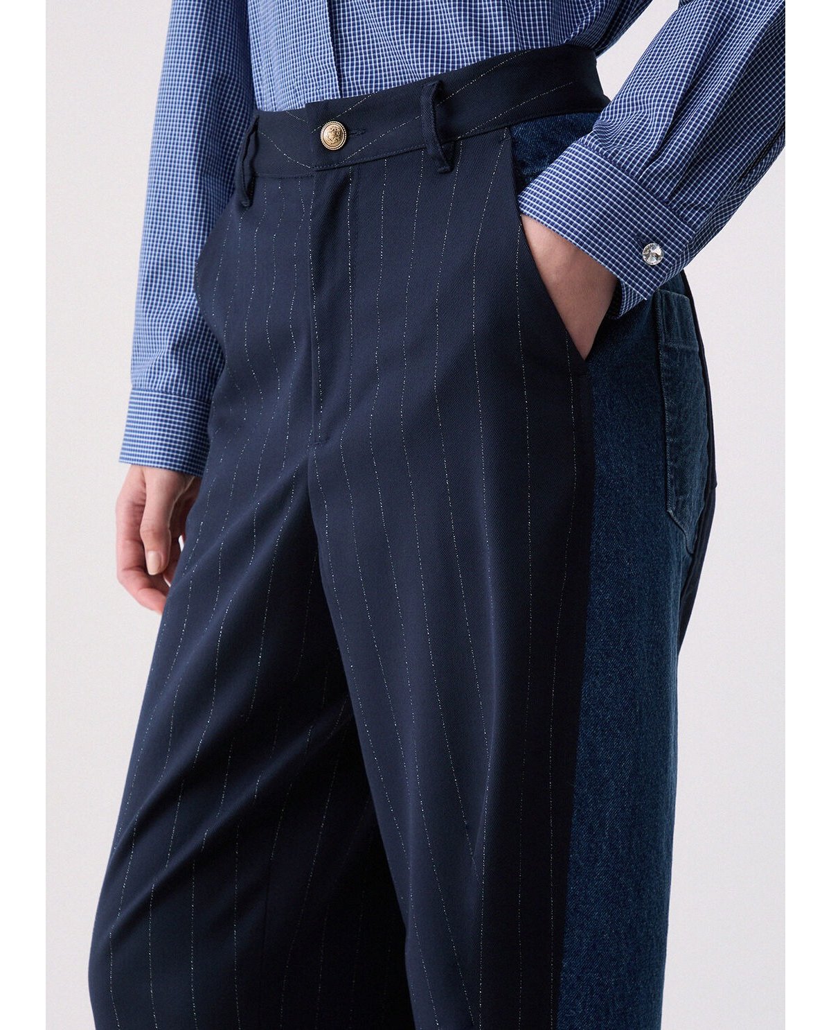 Liu Jo Pantalón globo rayas