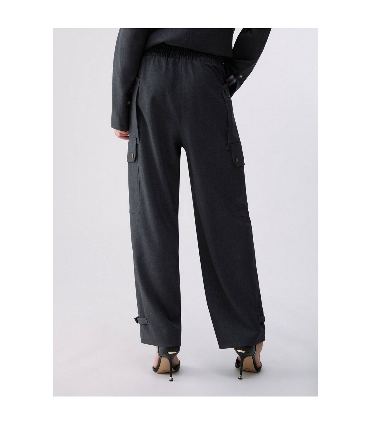 Liu Jo Pantalón cargo de franela