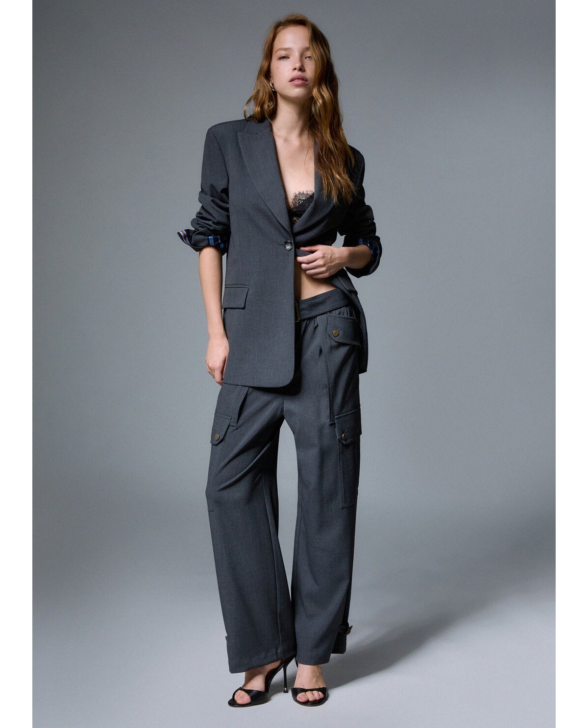 Liu Jo Pantalón cargo de franela