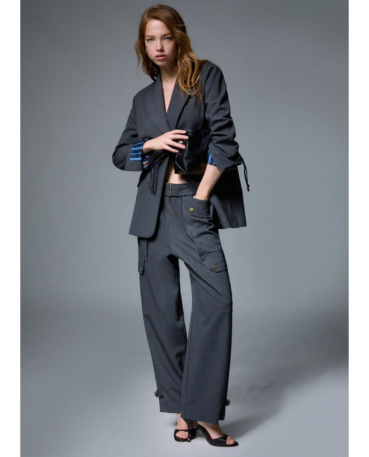 Liu Jo Pantalón cargo de franela