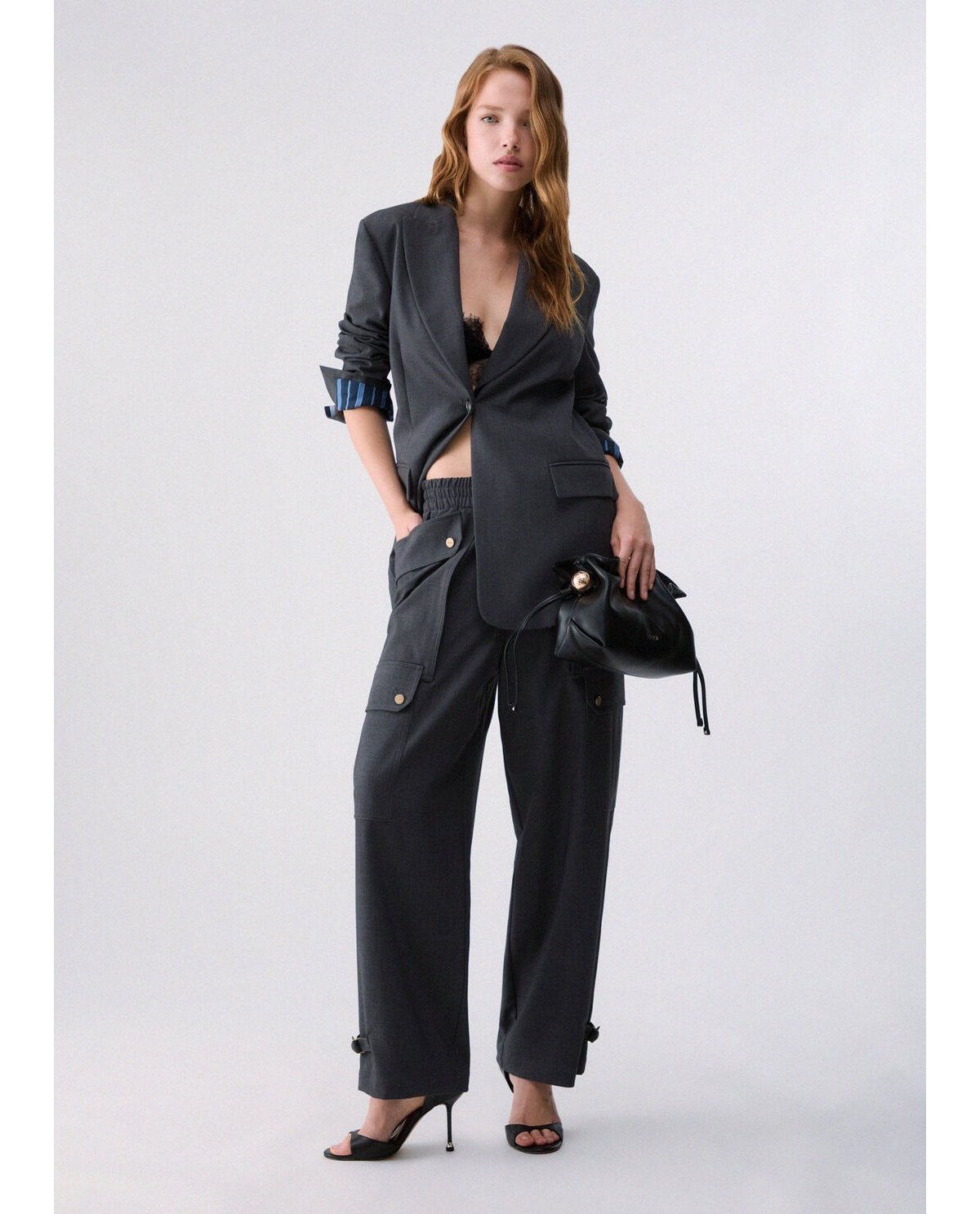 Liu Jo Pantalón cargo de franela
