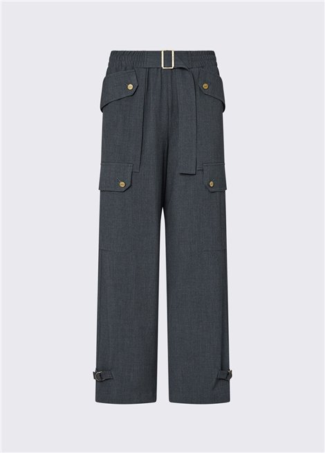 Liu Jo Pantalón cargo de franela