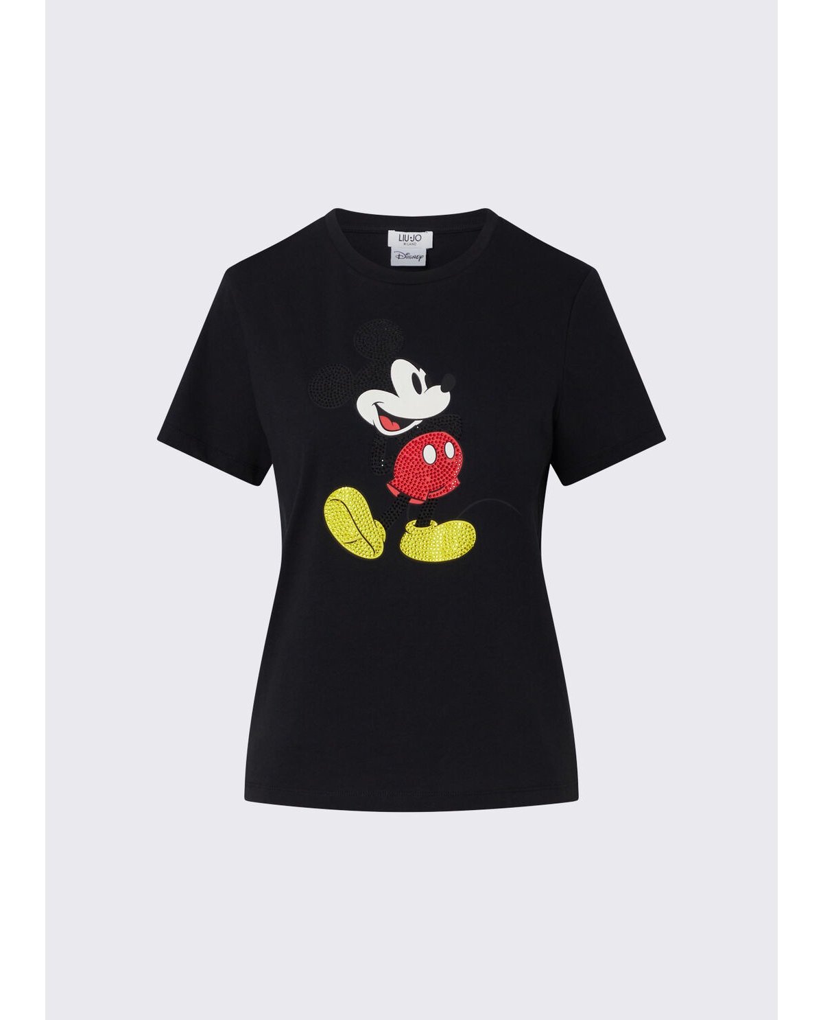 Liu Jo Camiseta negra estampado Mickey