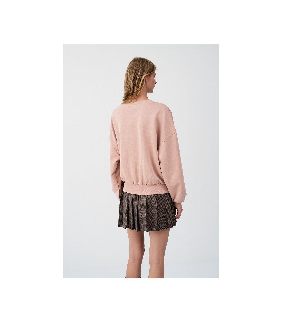 BSB Sudadera rosa con osito strass
