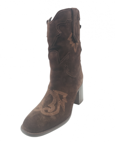 Vosso Moda Bota serraje con bordado