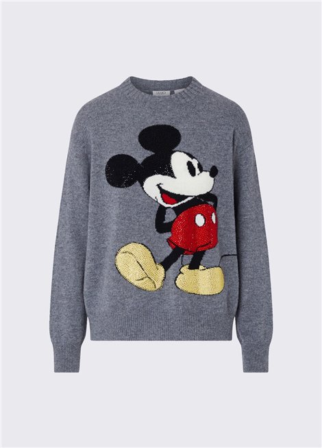 Liu Jo Jersey de lana jacquard Mickey